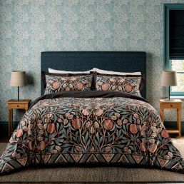 Olive & Rose Bedding Set, Indigo/Blush Indigo/Blush