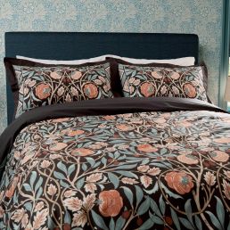 Olive & Rose Bedding Set, Indigo/Blush Indigo/Blush