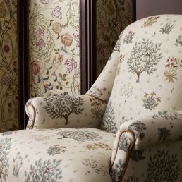Orchard Fabric Olive/Gold