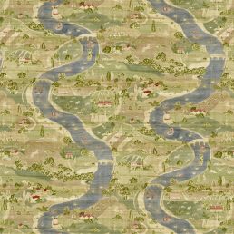 Papyrus River Wallpaper Tapestry