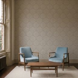 Peace Birds Wallpaper Cirrus Blue