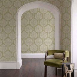 Peace Birds Wallpaper Pistachio
