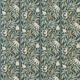Peony Trellis Wallpaper Bayleaf/Slate