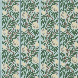 Peony Trellis Wallpaper Soft Blue/Nettle