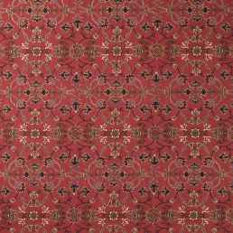 Persian Scroll Embroidery Fabric Plum