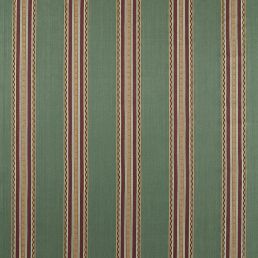 Pimlico Stripe Fabric Teal/Mulberry