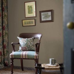 Pimlico Stripe Fabric Teal/Mulberry