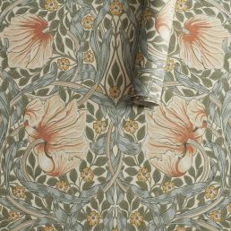 Pimpernel Wallpaper Bayleaf/Chalk