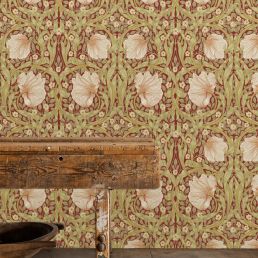 Pimpernel Wallpaper Brick/Olive