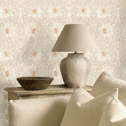 Pimpernel Wallpaper Cochineal Pink
