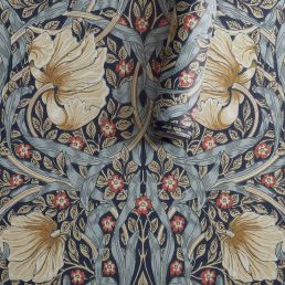 Pimpernel Wallpaper Indigo/Hemp