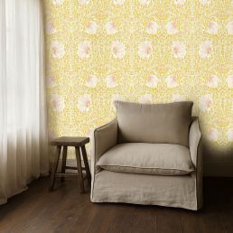 Pimpernel Wallpaper Sunflower/Pink