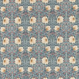 Pimpernel Fabric Woad/Coral