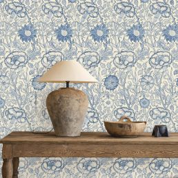 Pink & Rose Wallpaper Indigo