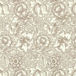 Poppy Wallpaper Cream/Chocolate