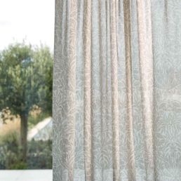 Pure Acorn Sheer Wide Width Fabric Beige