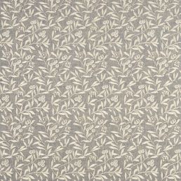 Pure Arbutus Embroidery Fabric Inky Grey