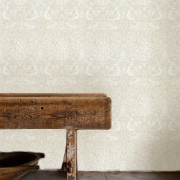 Pure Dove & Rose Wallpaper White Clover