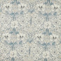Pure Honeysuckle & Tulip Wide Width Fabric Mineral Blue/Cream