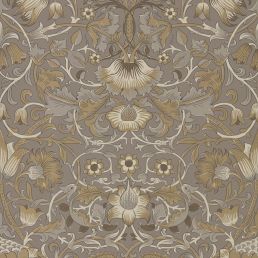 Pure Lodden Wallpaper Taupe/Gold