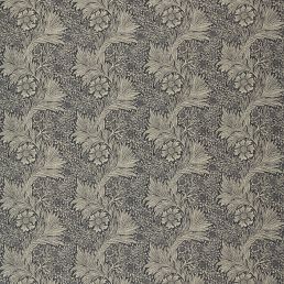 Pure Marigold Print Fabric Black Ink