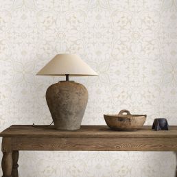 Pure Net Ceiling Wallpaper Cream/Eggshell