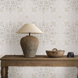Pure Net Ceiling Wallpaper Stone/Chalk