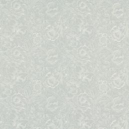 Pure Poppy Embroidery Fabric Wild Mint