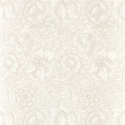 Pure Poppy Wallpaper Ecru/Stone