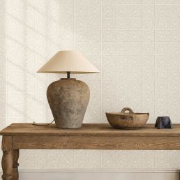 Pure Scroll Wallpaper Lightish Grey