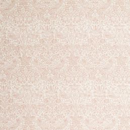 Pure Strawberry Thief Sheer Wide Width Fabric Blush