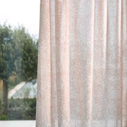 Pure Strawberry Thief Sheer Wide Width Fabric Blush