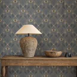 Pure Trellis Wallpaper Black Ink