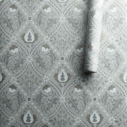 Pure Trellis Wallpaper Lightish Grey