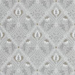 Pure Trellis Wallpaper Lightish Grey