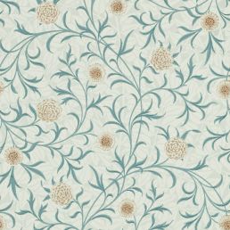 Scroll Wallpaper Loden/Slate