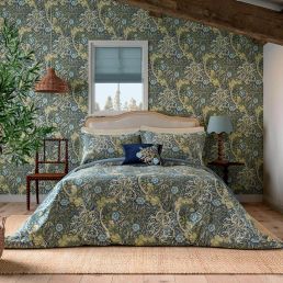 Seaweed Bedding Set, Cobalt/Thyme Cobalt/Thyme