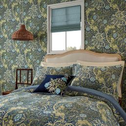 Seaweed Bedding Set, Cobalt/Thyme Cobalt/Thyme