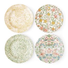 Side Plates Set of 4, Multi Multi