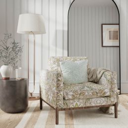 Simply Severn Fabric Cochineal/Willow
