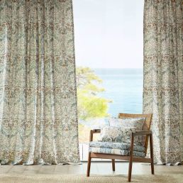 Simply Severn Wide Width Fabric Sage Leaf/Tan
