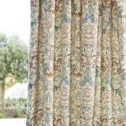 Simply Severn Wide Width Fabric Sage Leaf/Tan