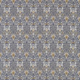 Snakeshead Fabric Indigo/Hemp