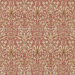 Snakeshead Wallpaper Madder/Gold