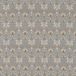 Snakeshead Fabric Pewter/Gold