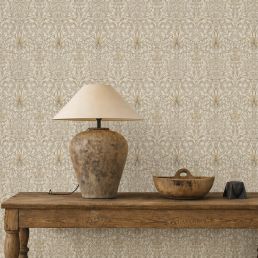Snakeshead Wallpaper Stone/Cream