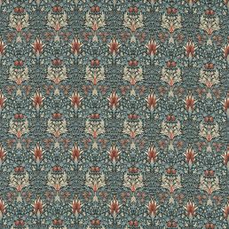 Snakeshead Fabric Thistle/Russet