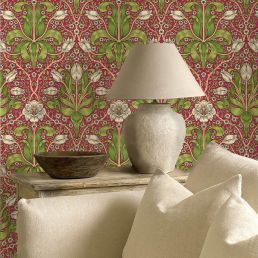 Spring Thicket Wallpaper Maraschino Cherry