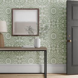 St James Ceiling Wallpaper Willow
