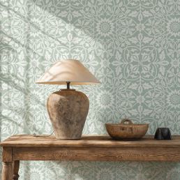 St James Ceiling Wallpaper Willow
